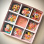 Box Of Nine Mini Flower Biscuits Gift Box, thumbnail 3 of 7