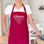 Personalised Women Apron With Pocket. Gift For Her, thumbnail 3 of 6
