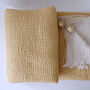 Super King Size Cotton Gauze Muslin Blanket, thumbnail 6 of 11