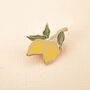 Lemon Enamel Pin Badge, thumbnail 7 of 8