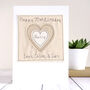 Personalised Heart Valentine's Day Card For Wife, Fiancée Or Girlfriend, thumbnail 6 of 12