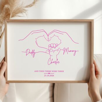Personalised New Baby Keepsake Print, 3 of 9