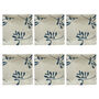 Luxury Christmas Heavy Linen Feel Napkin Sets Mistletoe Off White / Beige, thumbnail 5 of 5