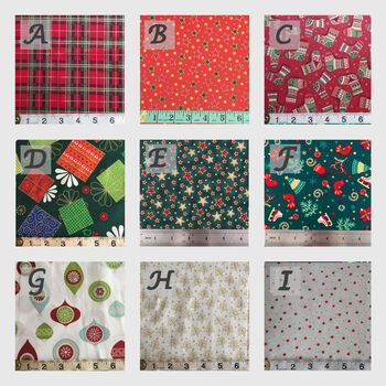 Personalised Fabric Christmas Stocking, 2 of 11