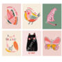 Set Of Six Animals Theme Print Bundle, thumbnail 6 of 8