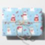 Personalised Christmas Polar Bears Wrapping Paper, thumbnail 2 of 3