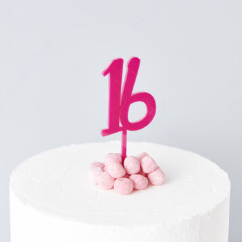 Birthday Age Cake Topper, 8 of 12