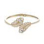 Rhodium, Gold Or Rose Gold Plated Deco Style Bracelet, thumbnail 3 of 12