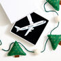 Personalised Plane Christmas Bauble Decoration, thumbnail 4 of 7