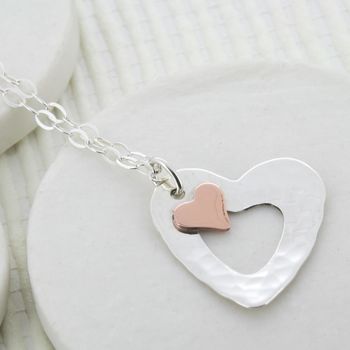 Personalised Rose Gold Heart Pendant, 5 of 12
