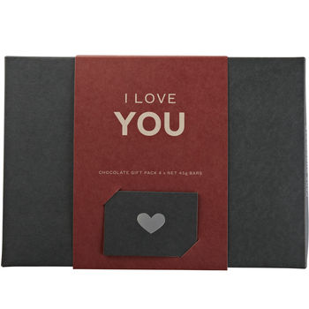 'I Love You' Chocolate Vegan Gift Pack, 3 of 3