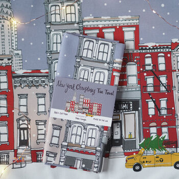 New York Christmas Tea Towel, 2 of 2