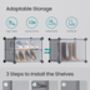 Six/Eight Slot Interlocking Shoe Rack Cabinet Organiser, thumbnail 5 of 8