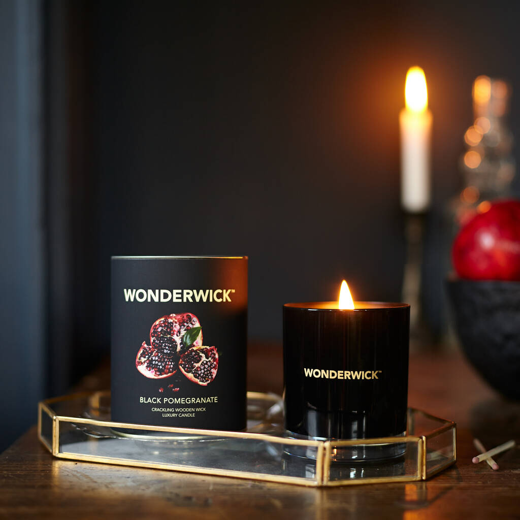 Wonderwick™ Noir Crackling Wooden Wick Scented Candle By ...