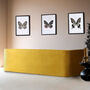 Valencia Gold Velvet Sofa, thumbnail 6 of 9