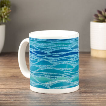 'Sailing Away' Caribbean Ocean Mug, 3 of 9