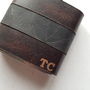 Personalised Mixed Leather Hip Flask, thumbnail 2 of 8