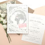 Come Fly Away With Us Travel Wedding Invitation, thumbnail 4 of 5