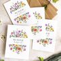 Colourful Flowers Will You Be My Bridesmaid Card, thumbnail 1 of 4