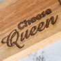 Cheese Board Queen Engraved Cheese Board, thumbnail 1 of 3