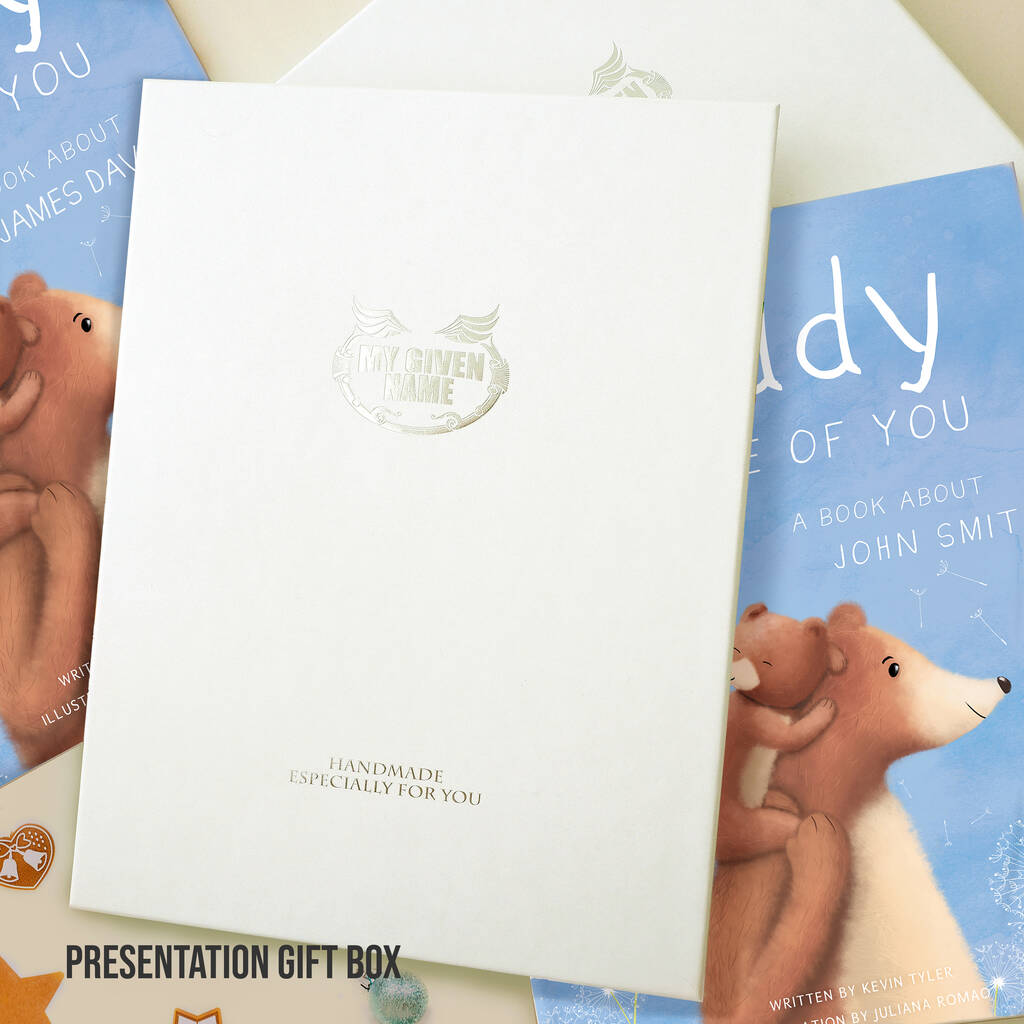 Personalised Daddy Book Because Of You By My Given Name Notonthehighstreet Com