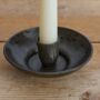 Sintra Antique Black Iron Candle Holder, thumbnail 2 of 4