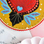 Sacred Heart Hoop Embroidery Kit, thumbnail 3 of 3