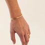Eva Hammered Cuff Bracelet, thumbnail 3 of 3