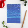 Starry Night Christmas Card, thumbnail 1 of 5