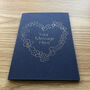 Personalised Heart And Flower Wedding Gold Foil Card, thumbnail 12 of 12