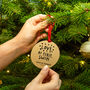 Personalised 'Love At First Swipe' Christmas Decoration, thumbnail 3 of 7