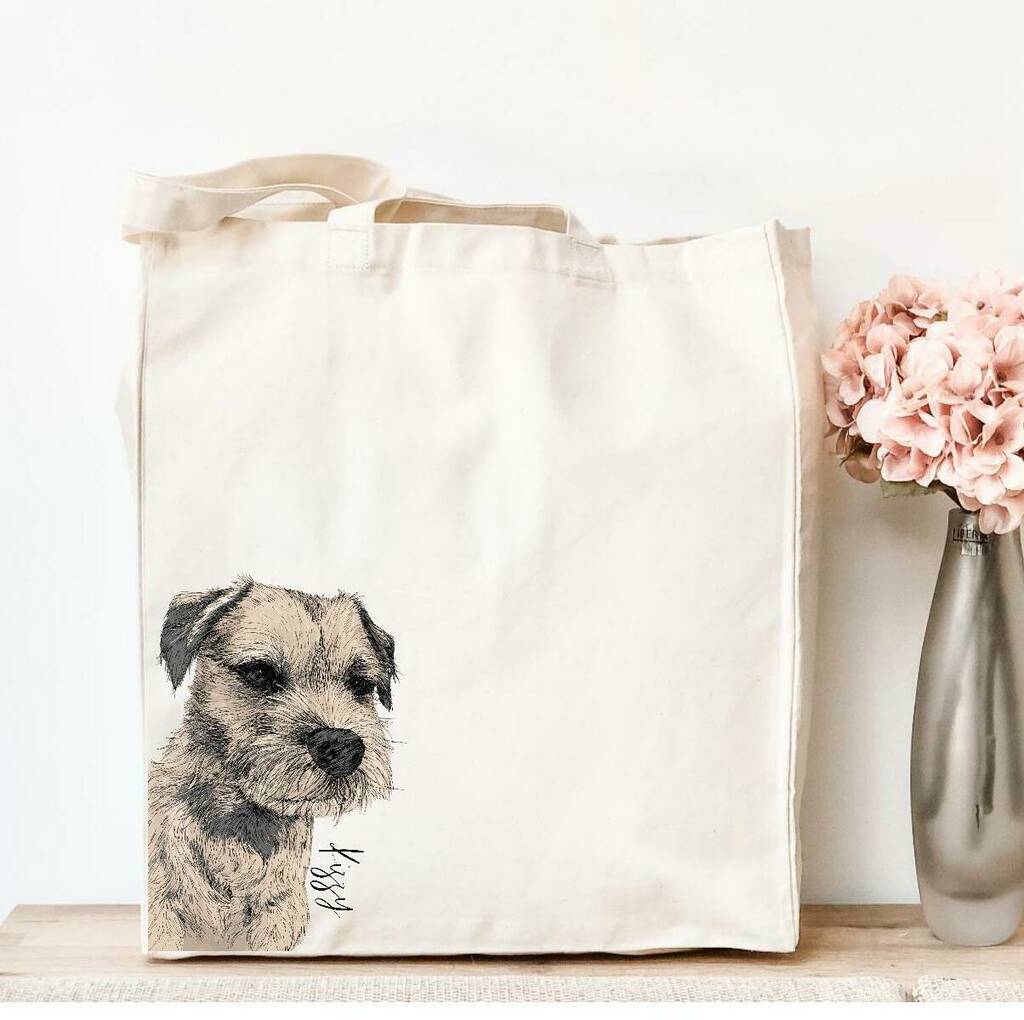 Parson Russell Terrier Embroidered Tote Bag | AKC Shop