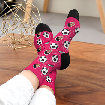 Personalised Football Photo Socks, 6 of 12