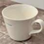 White 'Knobhead' Mug, thumbnail 2 of 3