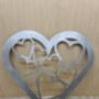 Modern Love Heart Metal Wall Art Home Decoration, thumbnail 9 of 11