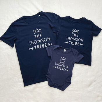 Personalised Family Tribe T Shirt And Babygrow Set, 3 of 6