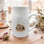 Personalised Guinea Pigs Wedding Or Anniversary Gift Jug, thumbnail 1 of 2