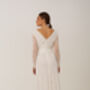 Eden Long Sleeve Embellished Wedding Dress, thumbnail 2 of 2