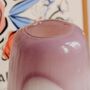 Cecilie Lilac Dot Glass Vase, thumbnail 2 of 3