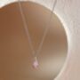 Pink Forest Bell Copper Necklace, thumbnail 10 of 10