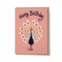 Happy Birthday Little Peacock Greetings Card, thumbnail 5 of 5