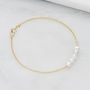 Delicate Silver Rose Or Gold Pearl Cluster Necklace, thumbnail 8 of 11