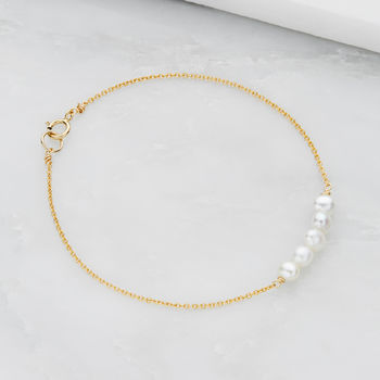 Delicate Silver Rose Or Gold Pearl Cluster Necklace, 8 of 11