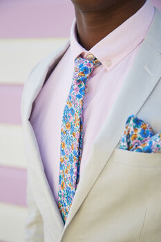 Mens Summer Mix Floral Pocket Square, 3 of 9