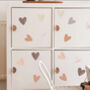 Shades Of Pink Hearts Vinyl Decal Wall Window Furniture, thumbnail 3 of 8