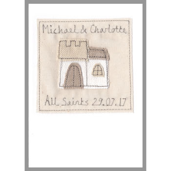 Personalised Castle Wedding Or Anniversary Card, 9 of 12