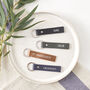 Personalised Leather Keyring, thumbnail 3 of 11