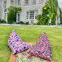 Outdoor Beanbag In Floral Bloom Stripe, thumbnail 4 of 4