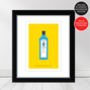 Personalised 'Favourite Gin Bombay Saphire' Print, thumbnail 1 of 2