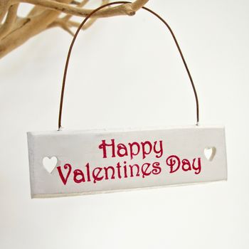 'Happy Valentines Day' Tiny Wooden Sign, 5 of 5